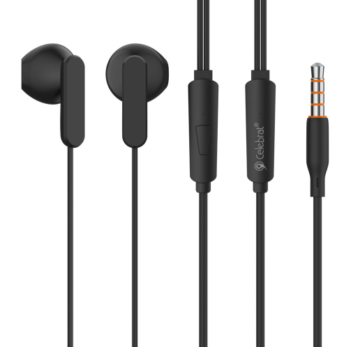 Celebrat Ακουστικά με Μικρόφωνο G23 3.5mm 1.2m Μαύρα