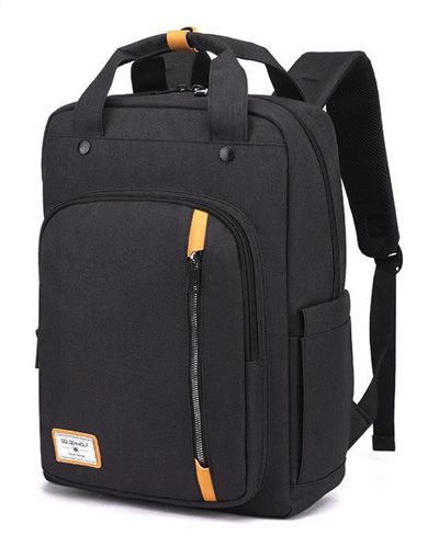 ARCTIC HUNTER τσάντα πλάτης GB00363-BK με θήκη laptop αδιάβροχη μαύρη