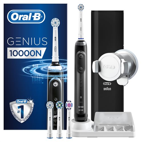 Oral-B Ηλεκτρική Οδοντόβουρτσα GENIUS 10.000N  BLACK - GENIUS10000BL