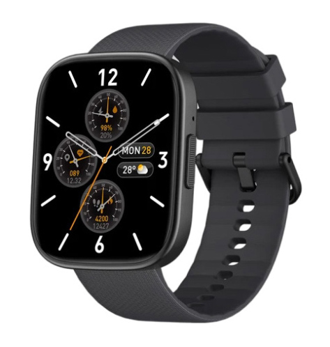 ZEBLAZE smartwatch GTS 3 Plus heart rate 2.15" AMOLED IP68 μαύρο