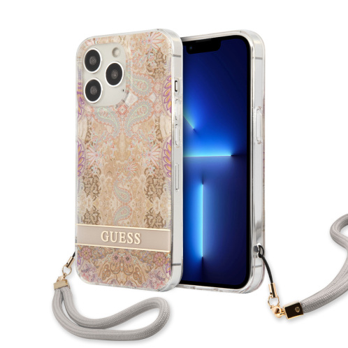 Guess "Flower Collection Gold" Θήκη προστασίας με floral σχεδιασμό – iPhone 13 Pro Max