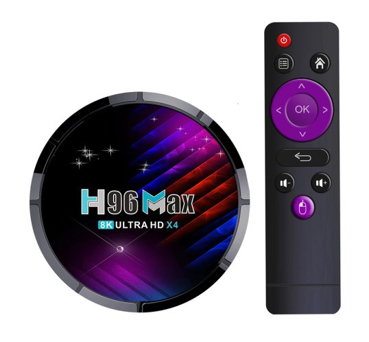 TV Box H96 Max X4 8K S905X4 4/32GB Wi-Fi 2.4/5GHz Android 11