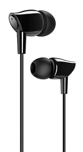USAMS earphones με μικρόφωνο EP-37 10mm 1.2m μαύρα