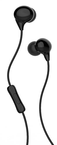 USAMS earphones με μικρόφωνο EP-9 9mm 1.2m μαύρα