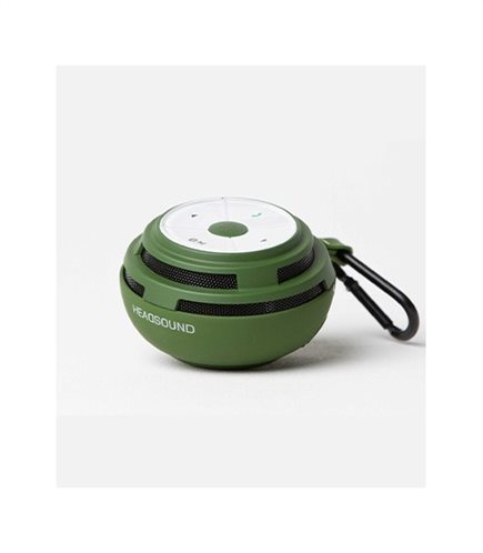 HEADSOUND-ball GREEN φορητό ηχείο με μικρόφωνο και επιλογή απάντησης κλήσεων