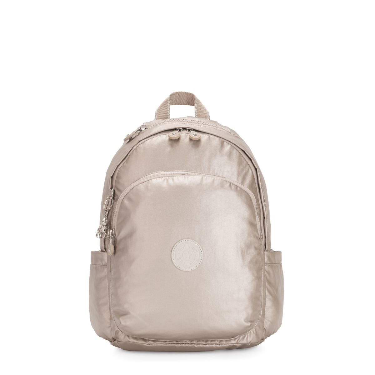 Kipling τσάντα πλάτης 37x30x21cm Delia Metallic Glow