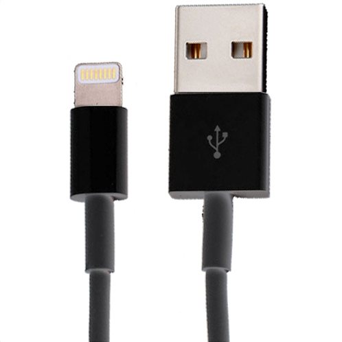 Simply Καλώδιο Data USB to Lightning USB 1,5m Μαύρο