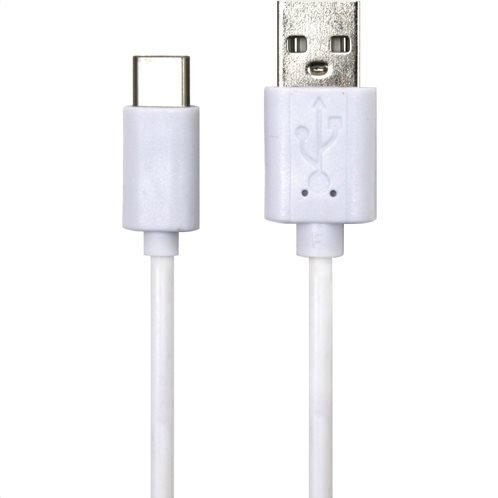 Simply Καλώδιο Data USB to USB Type-C 1m Λευκό