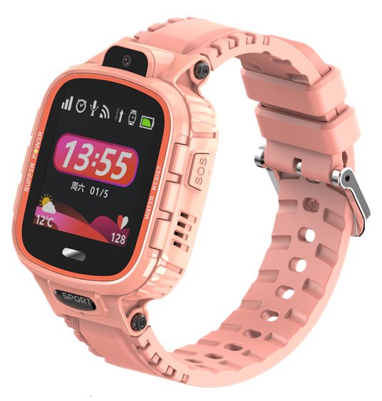Intime Smartwatch IT-039 1.44" IP67 με GPS και HD κάμερα 0.08MP Ροζ