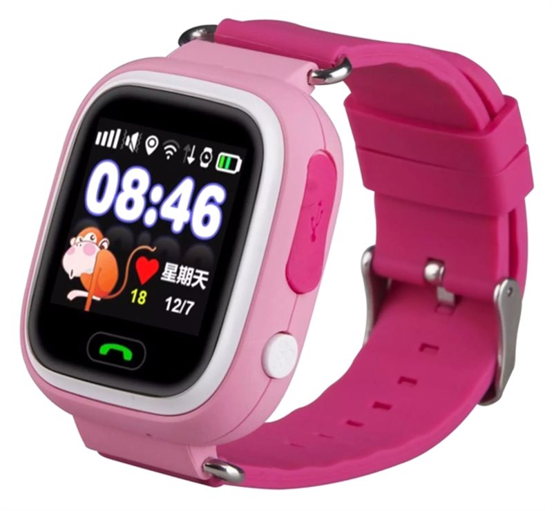Intime Smartwatch IT-041 1.22" με GPS Φούξια