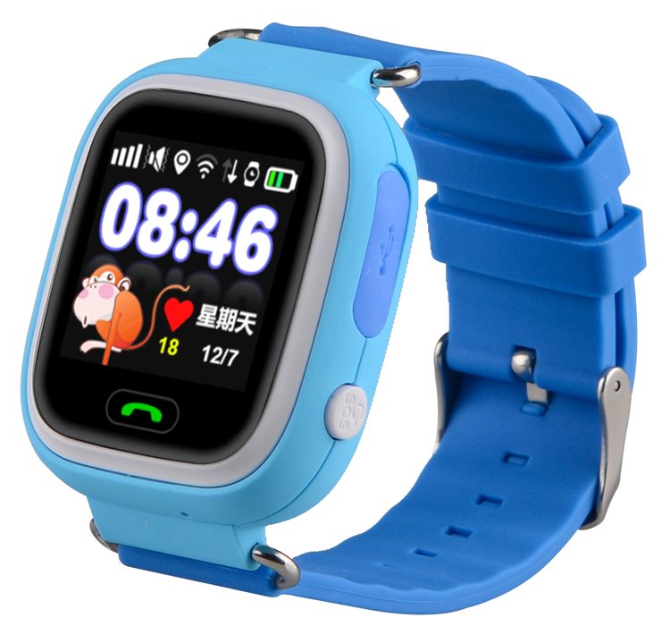 Intime Smartwatch IT-042 1.22" με GPS Μπλε
