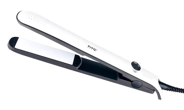 HTC ισιωτική μαλλιών JK-6016 200° 35W λευκή-μαύρη