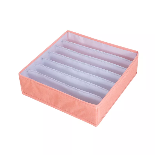 Υφασμάτινο Κουτί Οργάνωσης Ροζ 32 x 32 x 9 cm