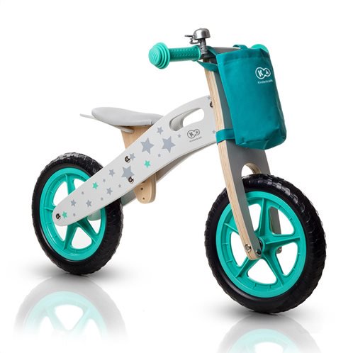 KinderKraft Παιδικό Ξύλινο Ποδήλατο Ισορροπίας Με Αξεσουάρ  Runner Stars
