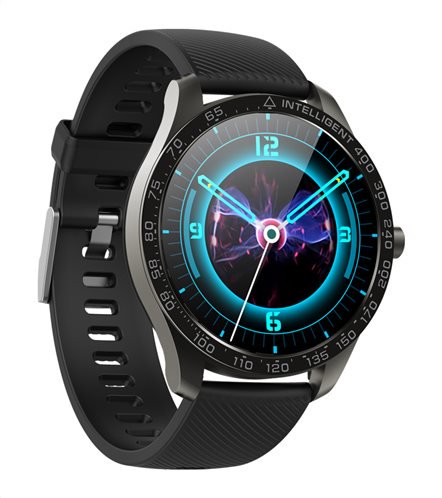 HIFUTURE Smartwatch SAVVY KW35 1.3" IP68 heart rate monitor μαύρο