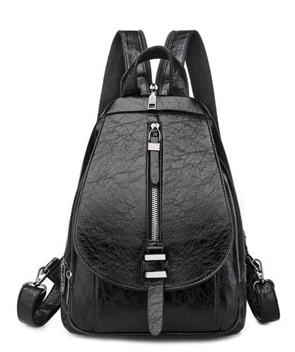 Γυναικεία τσάντα πλάτης LBAG-0003 μαύρη