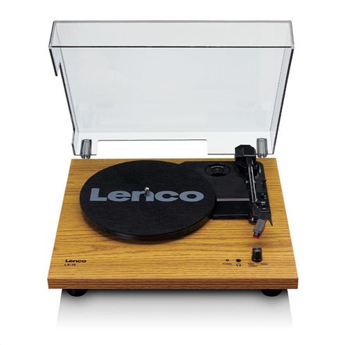 Lenco LS-10 WOOD Πικάπ με ενσωματωμένα ηχεία