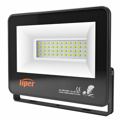 LIPER LED προβολέας LPFL-20BS01 20W 4000K 1650lm IP66 220V μαύρος