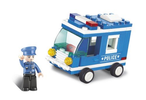 SLUBAN Τουβλάκια Town Police Van M38-B0177 64τμχ