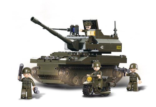 SLUBAN Τουβλάκια Army Tank M38-B9800 258τμχ