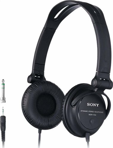 Sony On Ear Ακουστικά MDR-V150 Black