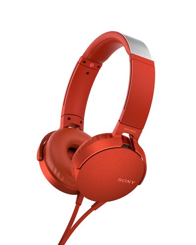 Sony Ακουστικά Κεφαλής MDR-XB550AP Κόκκινο