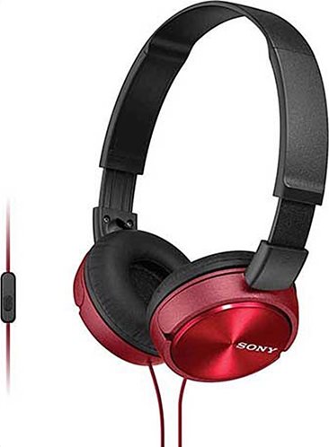 Sony On-Ear Overhead Ακουστικά MDR-ZX310AP Red