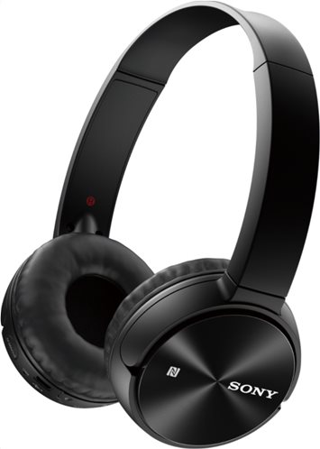 Sony Bluetooth Ακουστικά MDR-ZX330BT Black