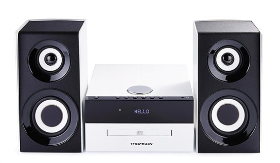 THOMSON HI-FI System MIC301BT bluetooth FM/CD/MP3/USB 75W λευκό