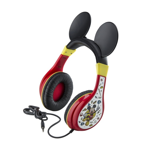 eKids Mickey Mouse Ενσύρματα Ακουστικά για παιδιά και εφήβους (MK-140) (Κόκκινο/Κίτρινο/Μαύρο)