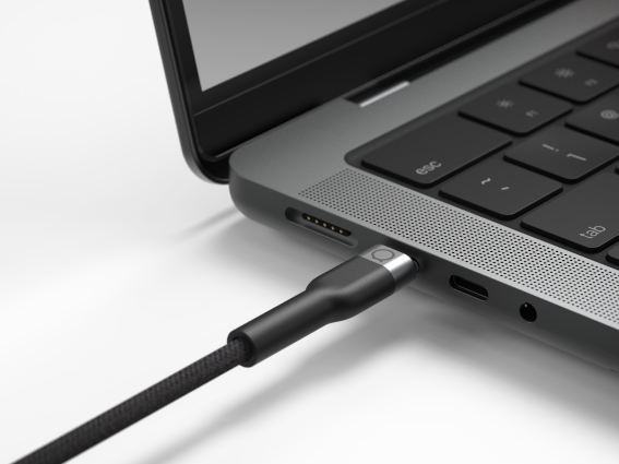 LinQ Braided USB-C to Lightning Cable Μαύρο 2m - LQ48031