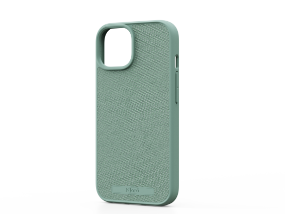MOB NJORD IPHONE 15 CASE FABRIC MAGSAFE TURQUOISE