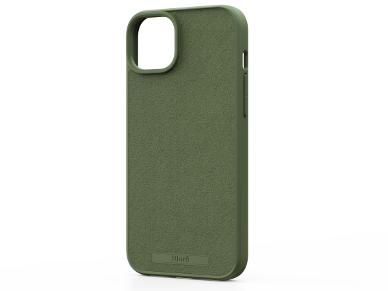 MOB NJORD IPHONE 15 PLUS CASE SUEDE MAGSAFE OLIVE