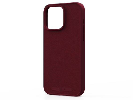 MOB NJORD IPHONE 15 ULTRA CASE SUEDE MAGSAFE RED