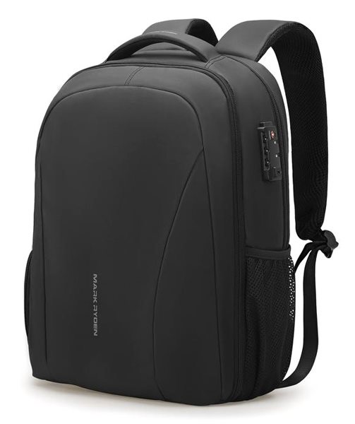MARK RYDEN τσάντα πλάτης MR9380 θήκη laptop 15.6" λουκέτο TSA μαύρη