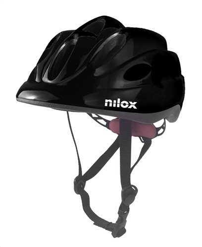 Nilox helmet kid black led light Παιδικό προστατευτικό κράνος Μαύρο