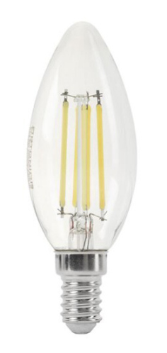 OPTONICA LED λάμπα candle C35 1472 Filament 4W 2700K 400lm E14