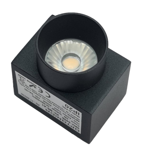 OPTONICA LED μαγνητικό φωτιστικό 5496 5W 4000K μεταλλικό μαύρο