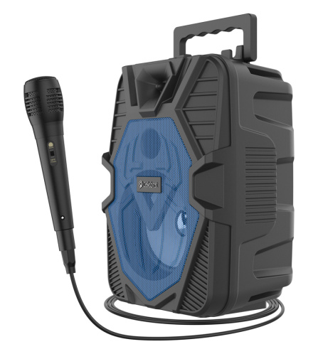 CELEBRAT φορητό ηχείο OS-06 με μικρόφωνο 5W 1200mAh Bluetooth μπλε