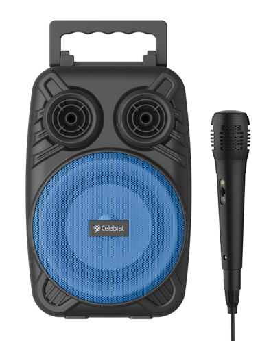 CELEBRAT φορητό ηχείο OS-07 με μικρόφωνο 5W 1200mAh Bluetooth μπλε