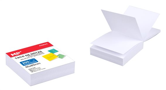 Madrid Papel Χαρτάκια Σημειώσεων 8.5x8.5cm Λευκά PN800 200 Φύλλα