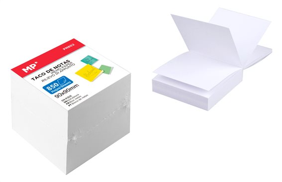Madrid Papel Χαρτάκια Σημειώσεων 9x9cm Λευκά PN802 850 Φύλλα