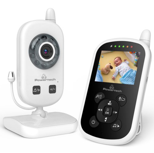 POWERTECH ενδοεπικοινωνία μωρού PT-1186 κάμερα & οθόνη 2.4" 480p PTZ