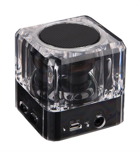 POWERTECH Bluetooth Speaker PT-404 Portable 3W Led Light Black
