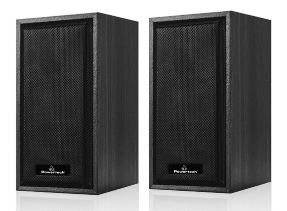 POWERTECH ηχεία Premium sound PT-845 2x 3W 3.5mm μαύρα