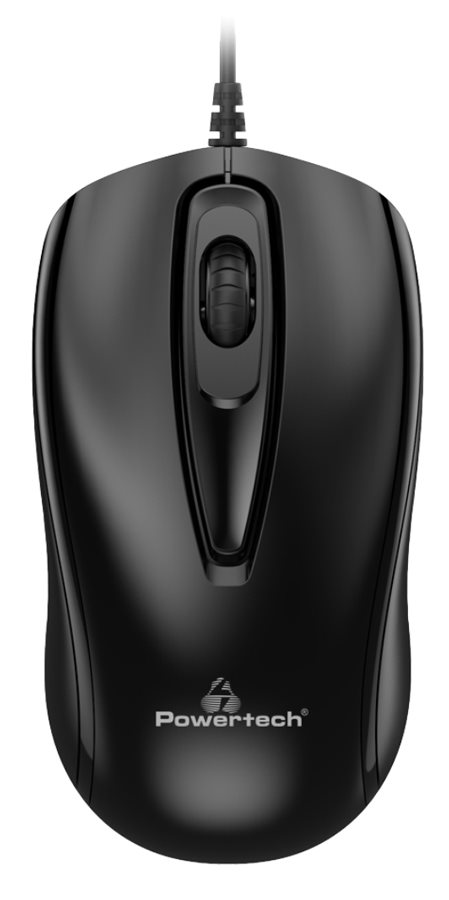 POWERTECH ενσύρματο ποντίκι PT-932 οπτικό 1000DPI μαύρο