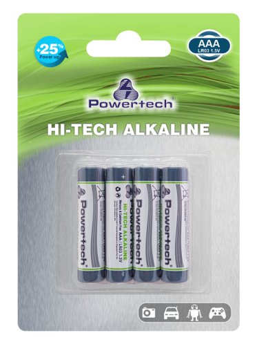 POWERTECH Hi-Tech Αλκαλικές μπαταρίες PT-944 AAA LR03 1.5V 4τμχ