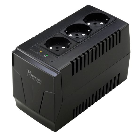 POWERTECH σταθεροποιητής ρεύματος PT-AVR-1500 1500VA 3x έξοδοι πρίζας
