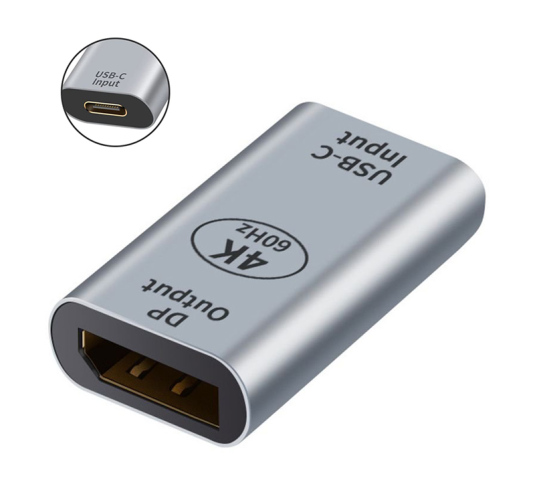POWERTECH αντάπτορας USB-C σε DisplayPort PTH-097 4K/60Hz γκρι
