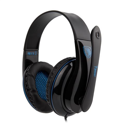 Sades Gaming headset Tpower με 40mm Aκουστικά Blue